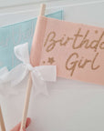 Flag for Birthday "Birthday Girl / Boy"