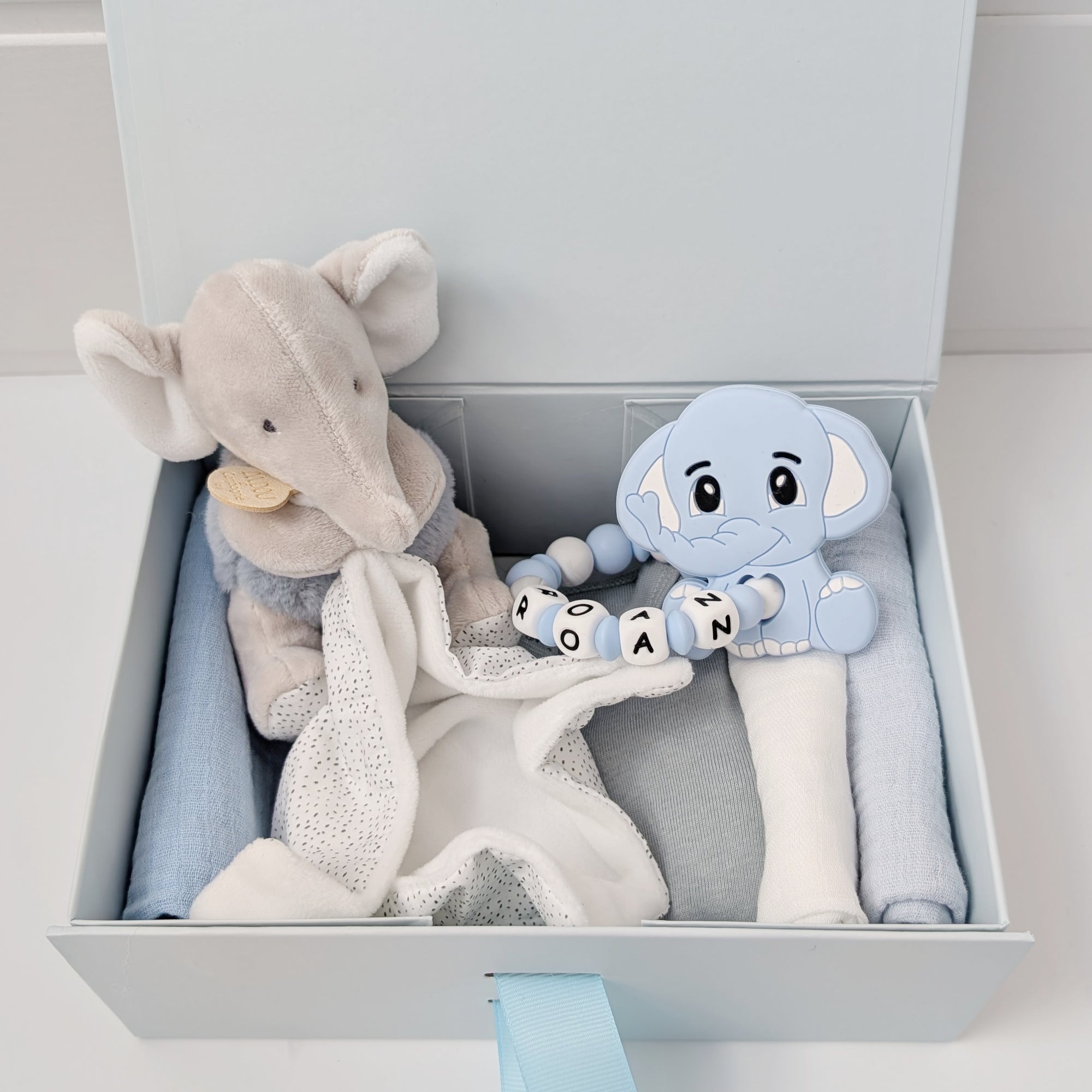 Geschenkset "Elefant mit Schnuffeltuch"