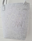 Sac en feutre "MOM WOW"