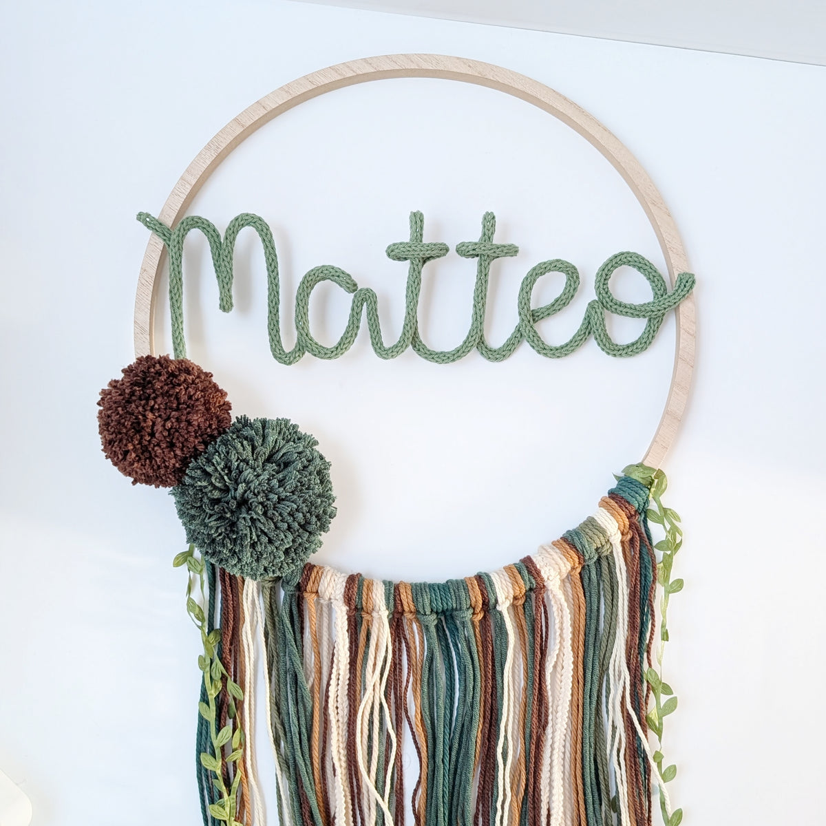 Dream Catcher "Forest Green", customizable