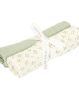 Lingettes en set : Eucalyptus/vert sauge