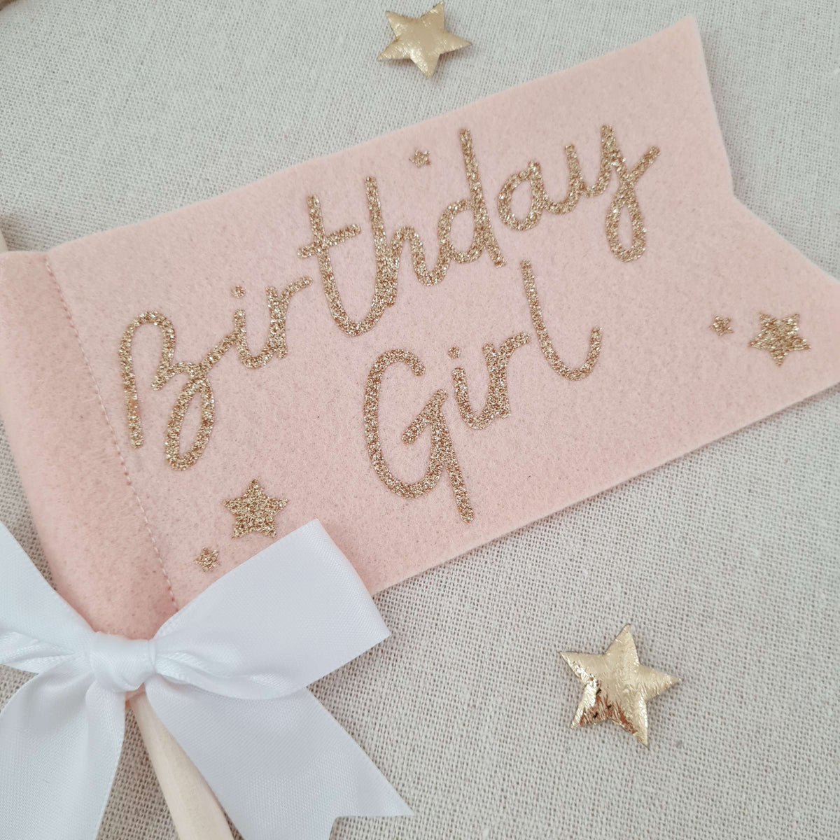 Flag for Birthday "Birthday Girl / Boy"