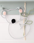 Knitted yarn koala