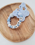 Teether / Teething Ring "Blue Butterfly"