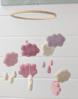 Felt Cloud Mobile, pink version