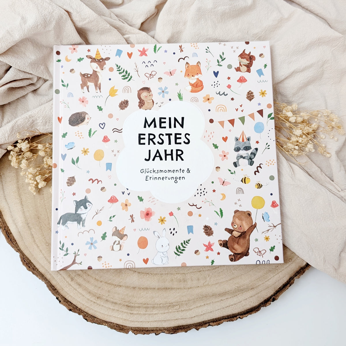 Baby Diary "My First Year", Colorful Animal World