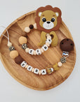 Grasping Toy / Teether "brown lion"