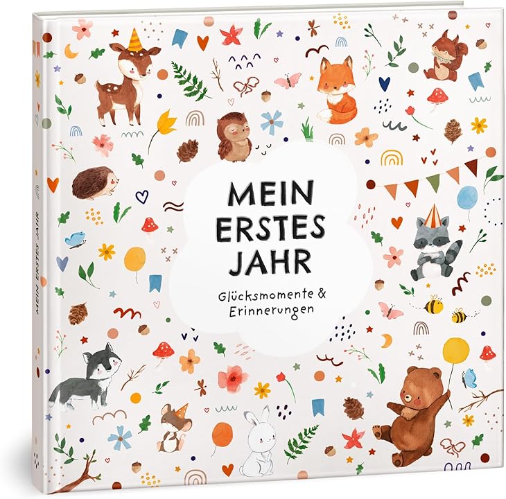 Baby Diary "My First Year", Colorful Animal World