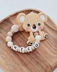 Teether / Chewing Ring "Brown Koala"