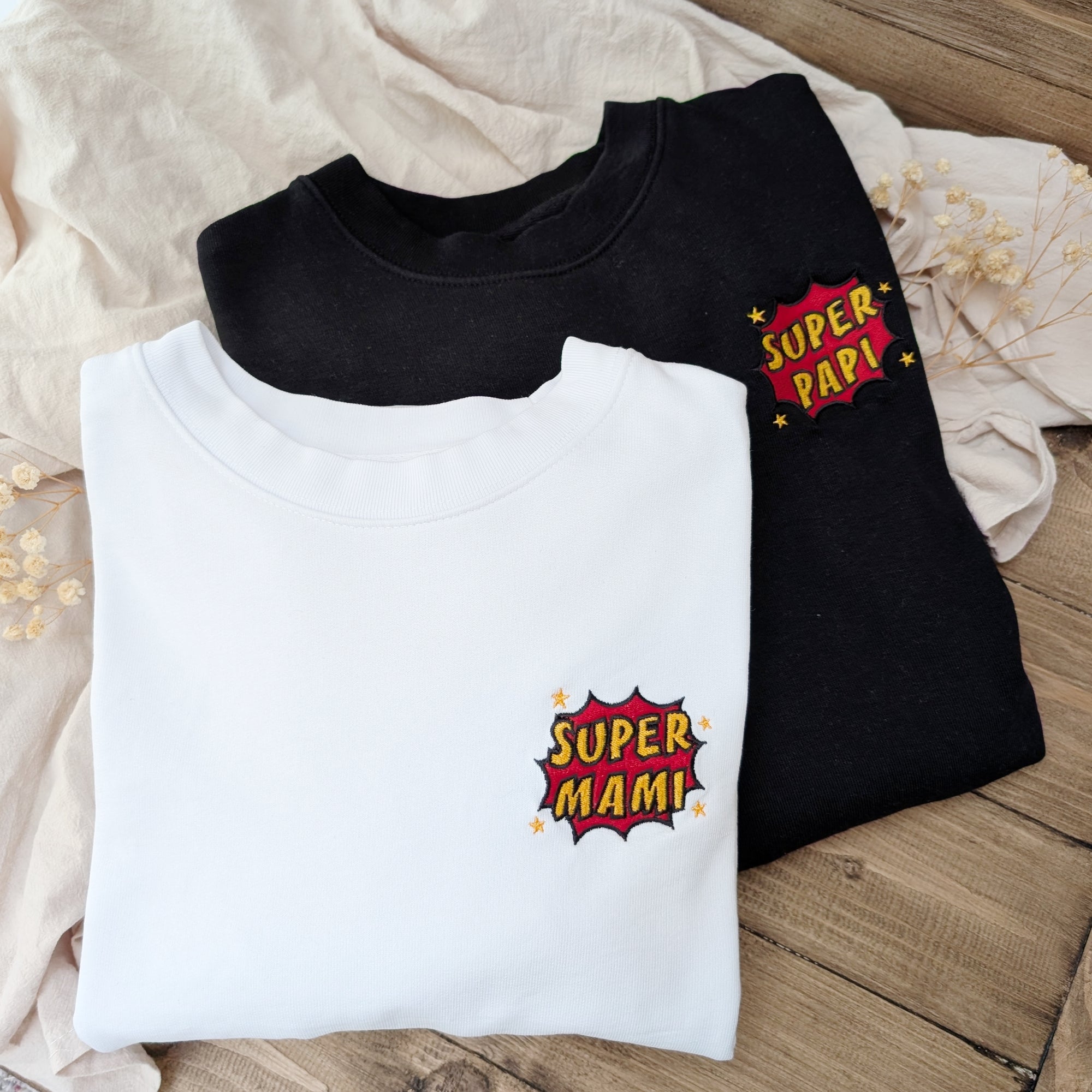 Super Mommy &amp; Super Daddy Sweatshirts