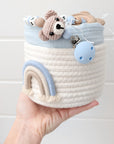Diaper Cupcake / Gift Set "Bear in a Basket"