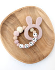 Grasping Toy / Teether "Bunny Dusty Rose"