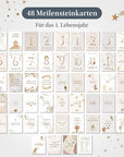 Milestone cards "My first year", Scandi