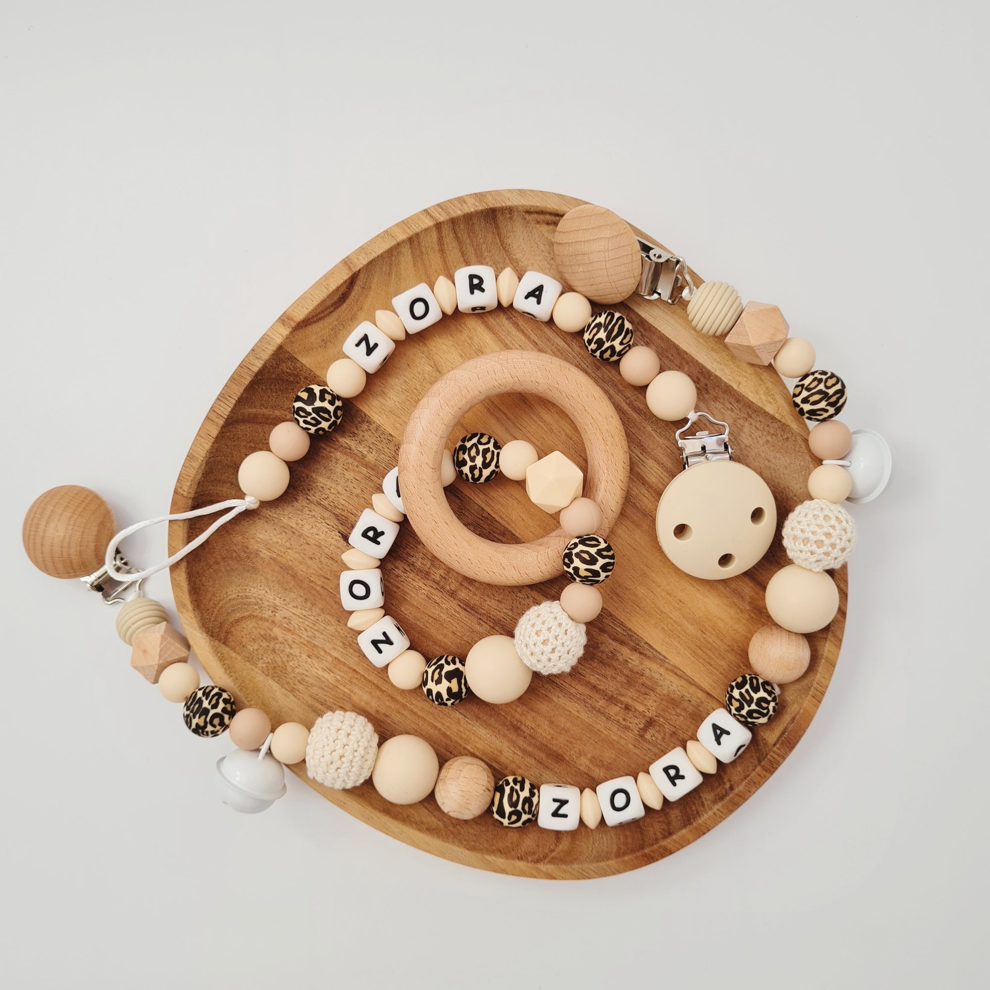 Grasping Toy / Teething Ring "Leopard"