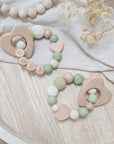 Teether / Teething Ring "Sage Heart"