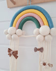 Hair Clip Holder "Rainbow in Colors of Your Choice"