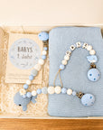 Gift set "Whale with knitted blanket"