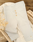 Leggings / Pants "light blue", size 68 (3-6 months), organic cotton