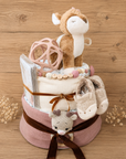 Diaper cake "Deer" with plush toy