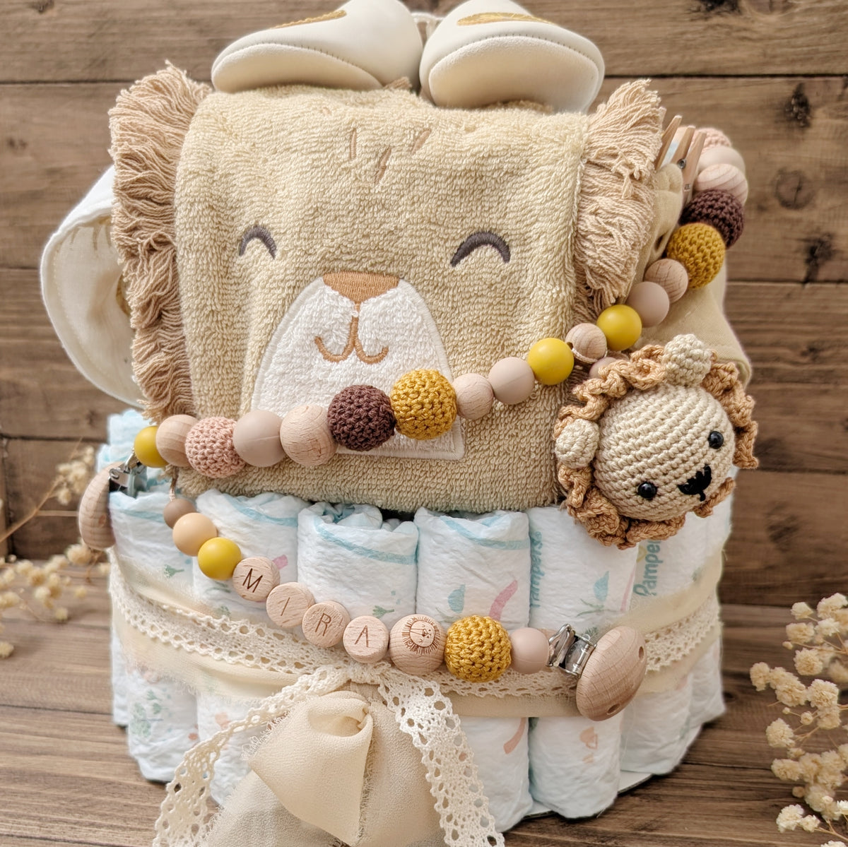 Diaper Cake "Lion"