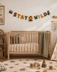 Girlande "Stay Wild" aus Wollfilz