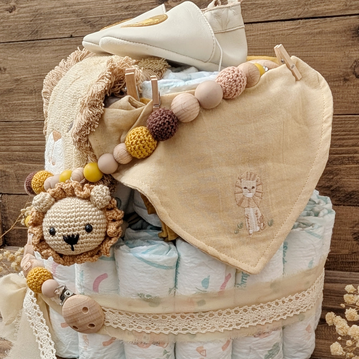 Diaper Cake "Lion"