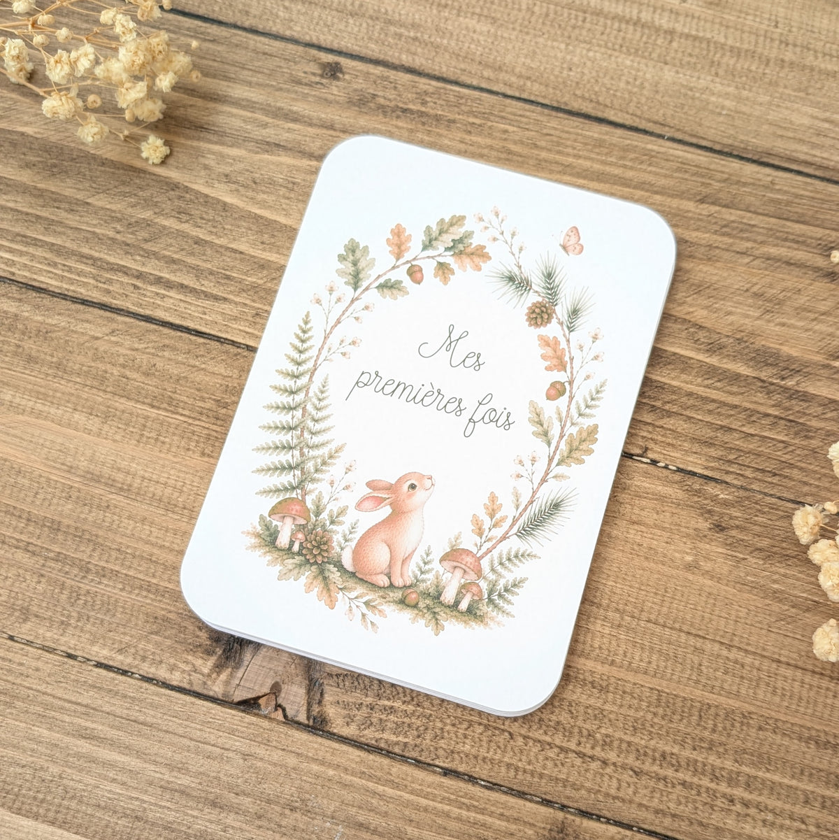 Französische Meilensteinkarten "Mes premières fois"