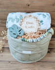 Gift Basket "Eucalyptus" with Diapers